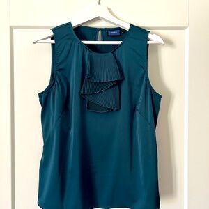 Mexx Teal Blue Ruffled Blouse